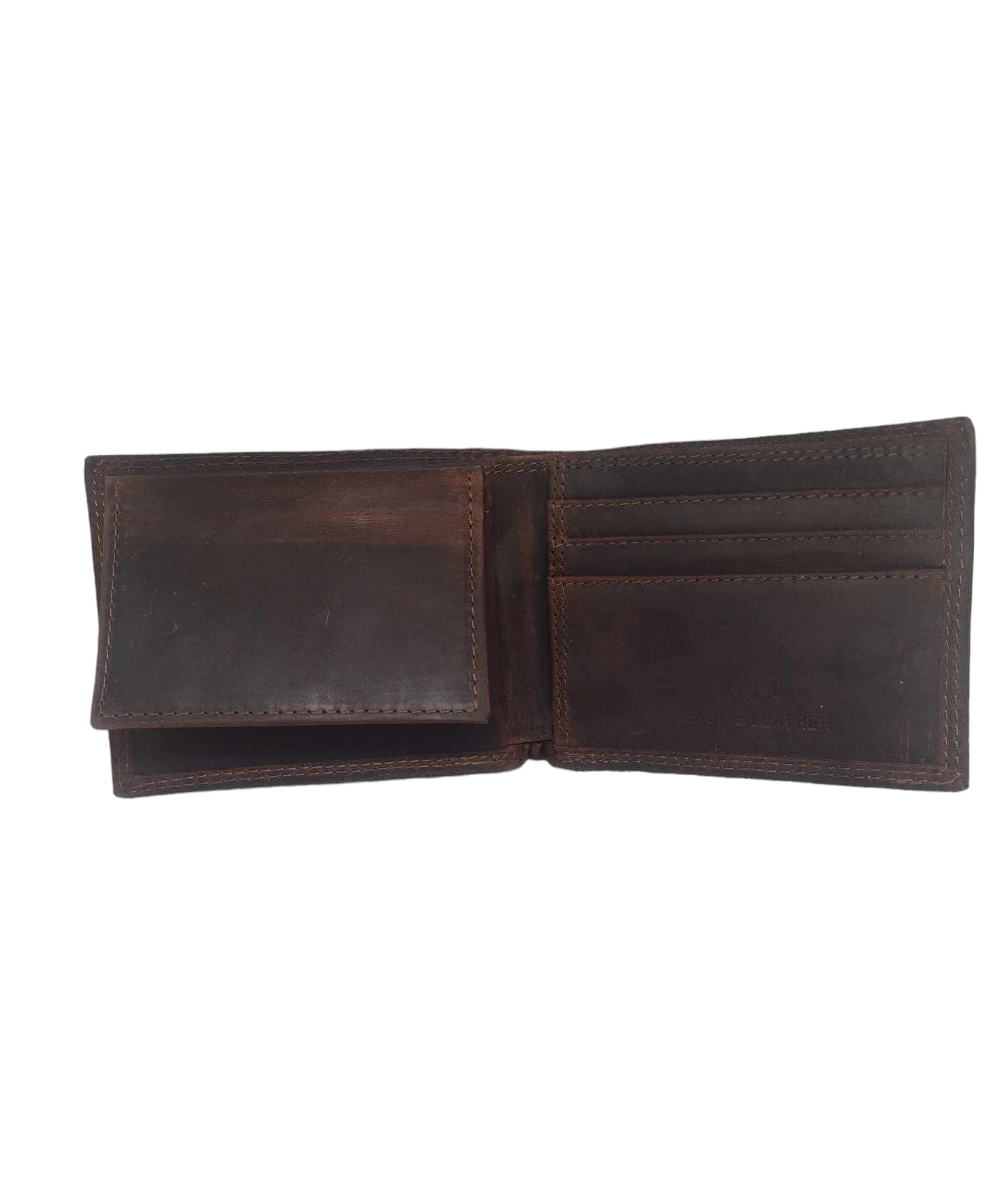 Georgia Tech Crazy Horse Leather Bi-fold Concho Wallet