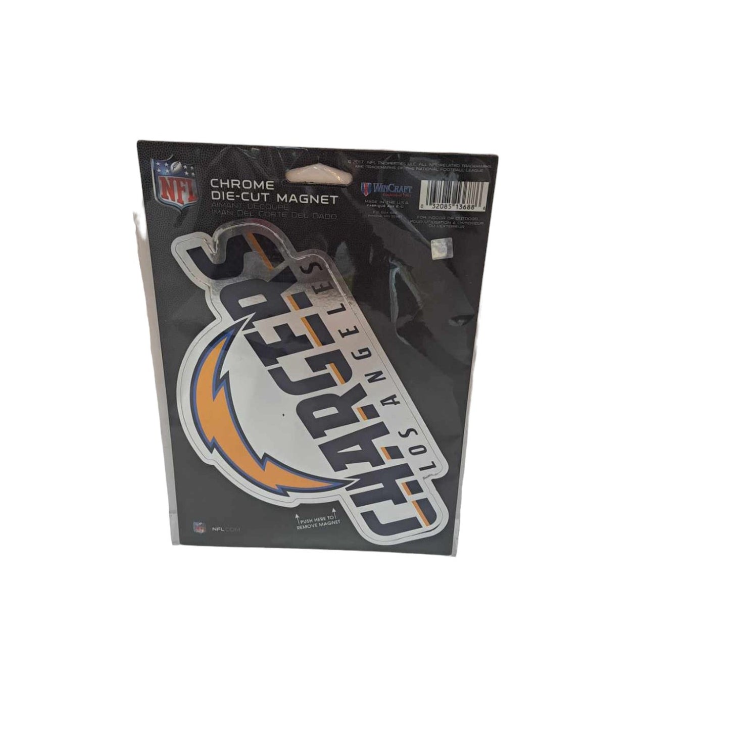 Los Angeles Chargers Chrome Magnet 6.25 x 9