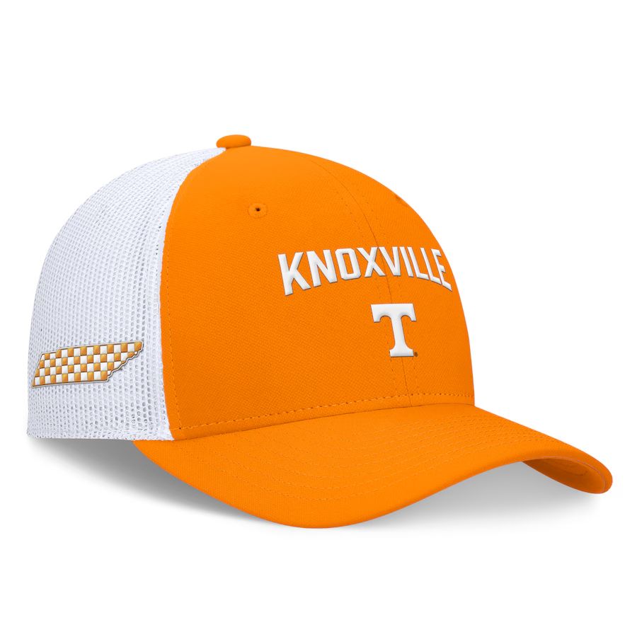 Tennessee Volunteers Nike Primetime Rise City Trucker Adjustable Hat - Tennessee Orange/White