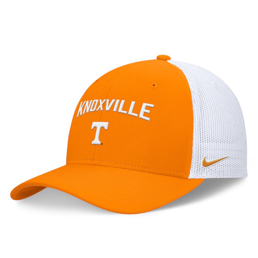 Tennessee Volunteers Nike Primetime Rise City Trucker Adjustable Hat - Tennessee Orange/White