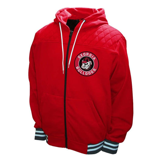 Georgia Bulldogs Walk-On Full Zip Hoodie Jacket - J&W Sports Apparel