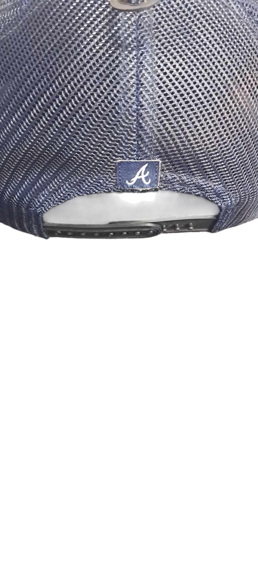 ATLANTA BRAVES NAVY GARNER ROPE 47 TRUCKER