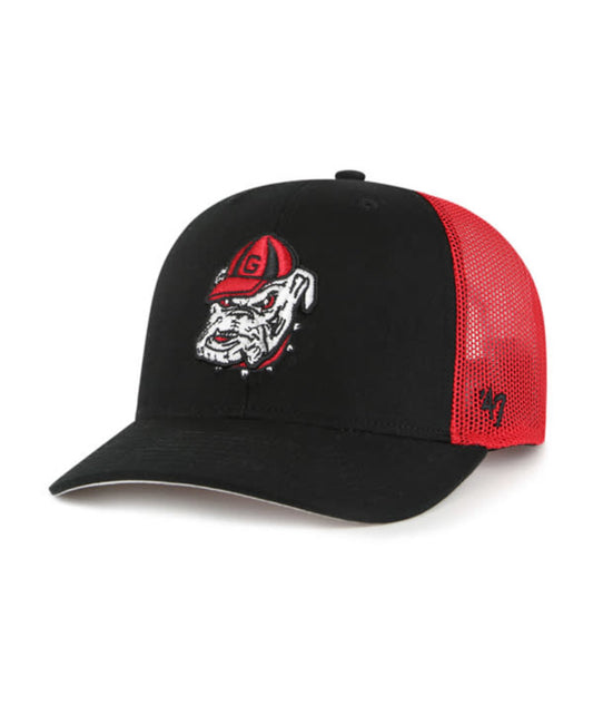 GEORGIA BULLDOGS BLACK 47 TRUCKER HAT - J&W Sports Apparel