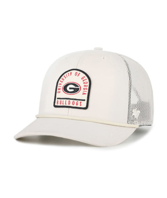 GEORGIA BULLDOGS BONE GRAVESTONE 47 TRUCKER