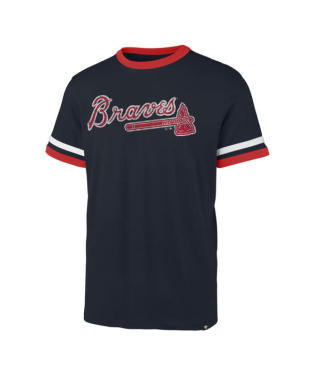 ATLANTA BRAVES ATLAS BLUE OTIS RINGER TEE MEN