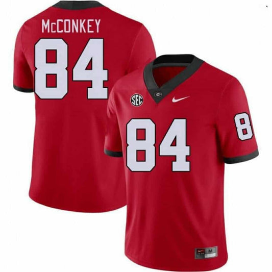 Ladd McConkey Georgia Bulldogs Nike Player  Jersey - Red