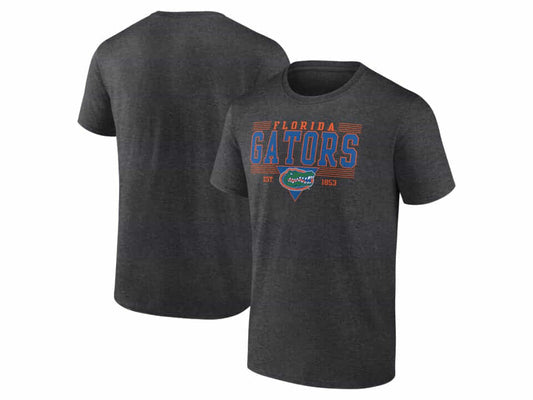 Florida Gators - Mens Triangle Multi Stripe Grey T-Shirt