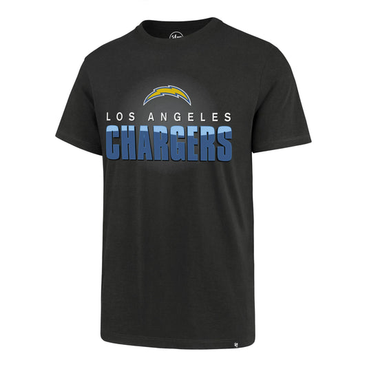 Los Angeles Chargers '47 Max Flex Super Rival T-Shirt - Charcoal