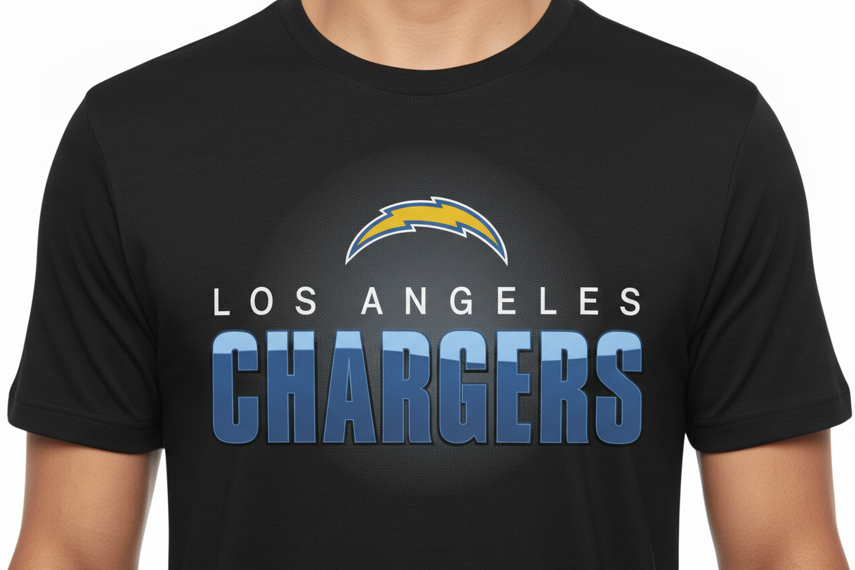 Los Angeles Chargers '47 Max Flex Super Rival T-Shirt - Charcoal