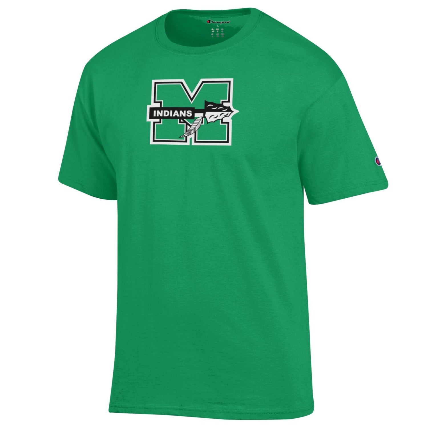 MURRAY COUNTY INDIANS  Champion Kelly Green Short Sleeve T-Shirt - J&W Sports Apparel