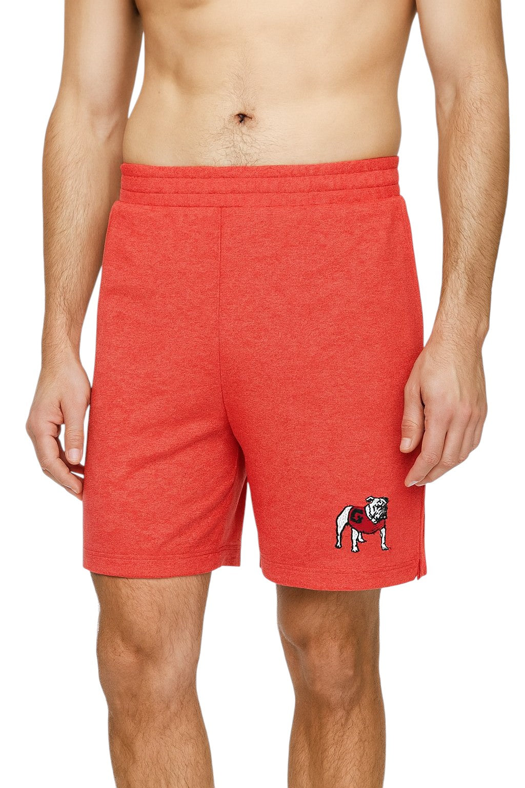 UGA Men's Powerplay Fleece Red Short