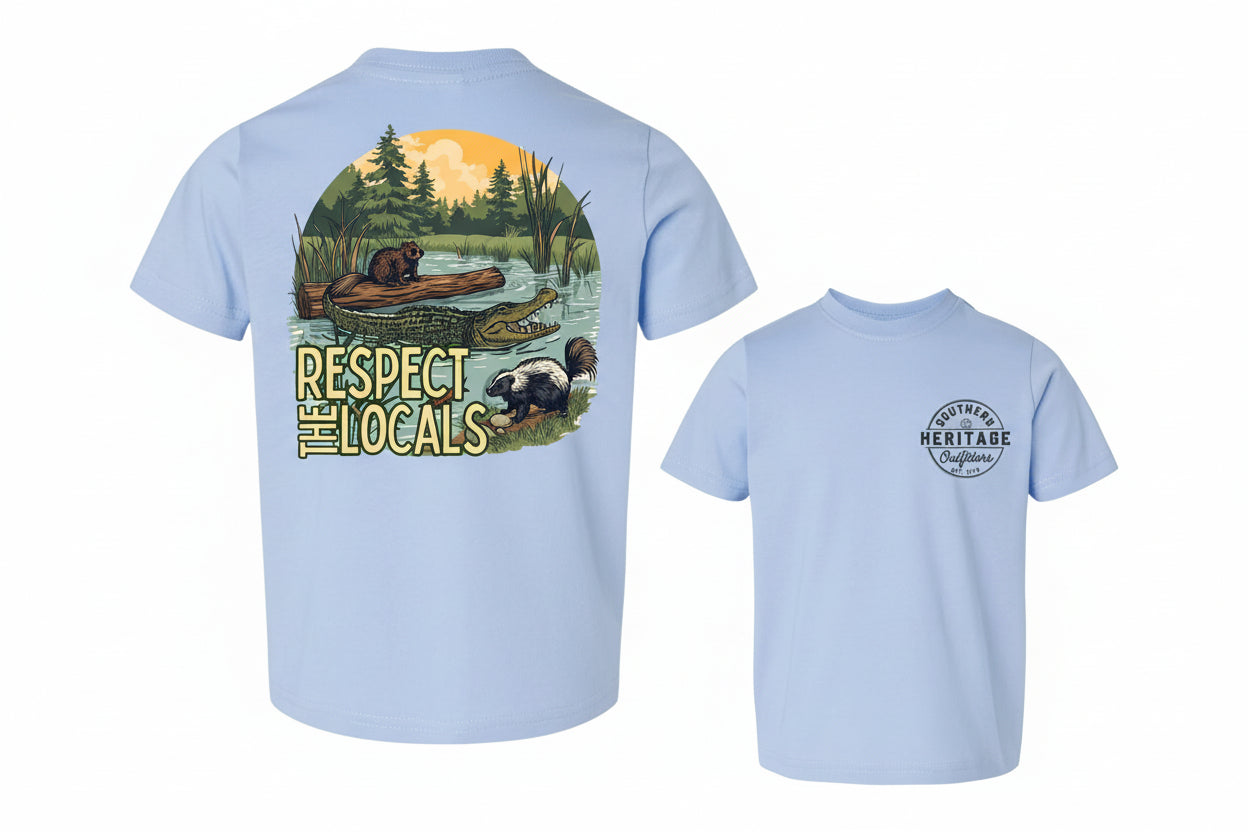 Southern Heritage - Respect the Locals Lat Youth Tee