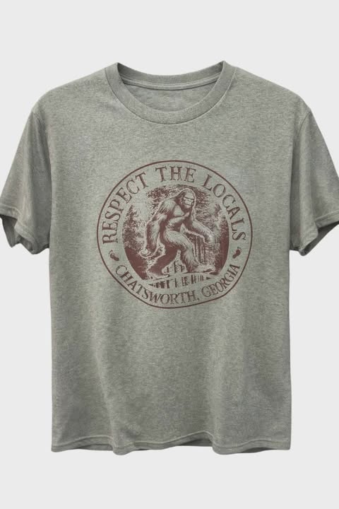 “Respect the Locals” Chatsworth Georgia Bigfoot Youth T-Shirt