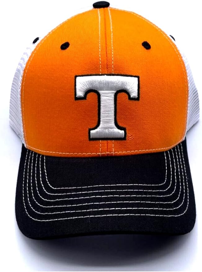 Tennessee  Vols Big T Snapback Hat Mesh Trucker Cap Collegiate Headwear