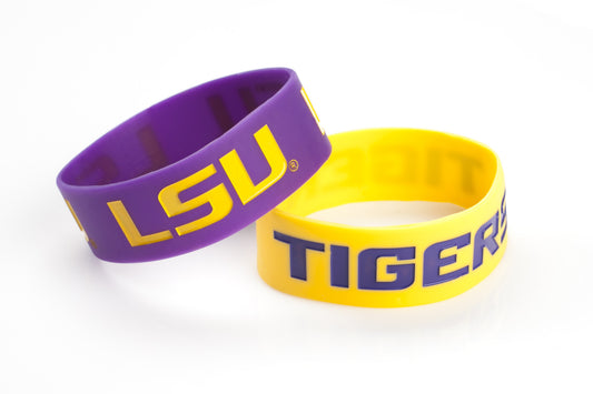 LSU Tigers Bracelets 2 Pack