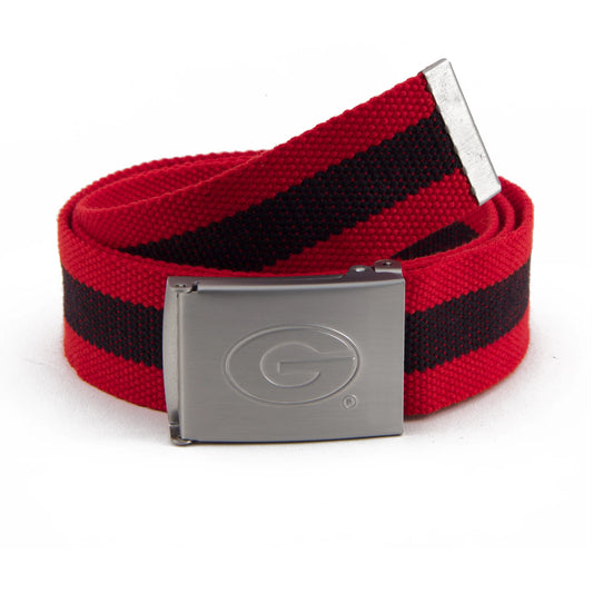 Georgia Bulldogs Fabric Belt