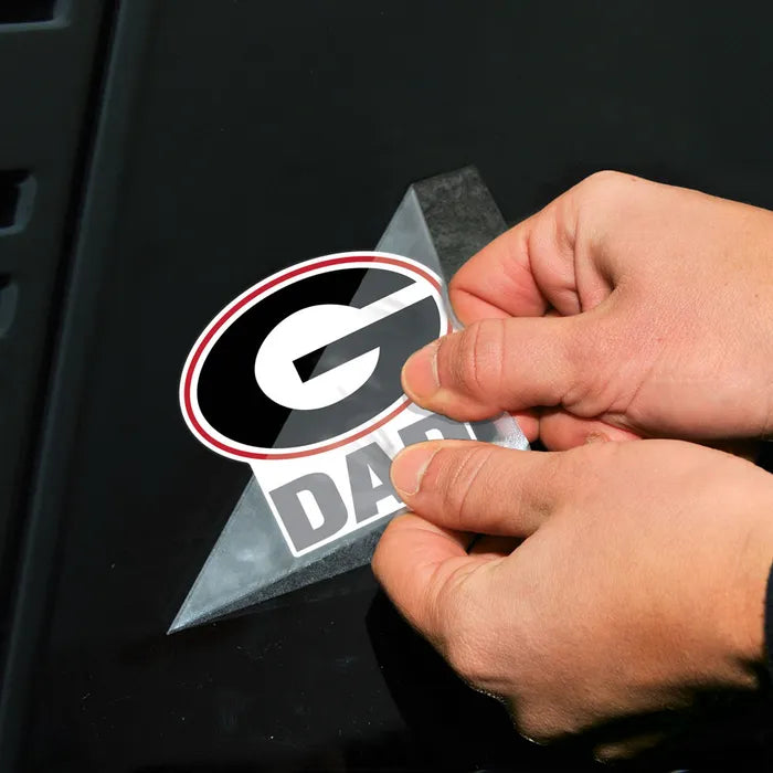 Georgia Bulldogs DAD  Perfect Cut Color Decal 4" x 4"