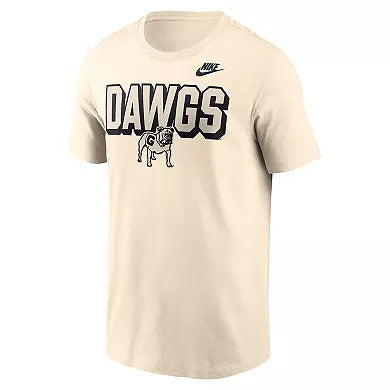 Georgia Bulldogs Bold Fashion T-Shirt Nike Natural