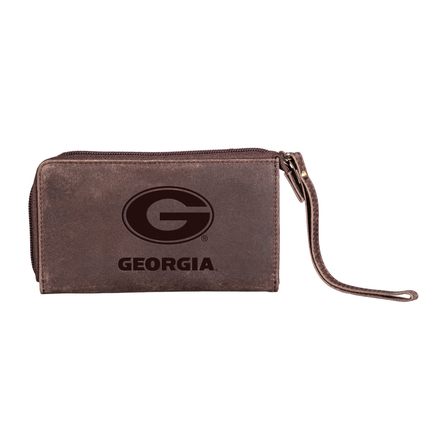 Georgia Bulldogs - Wristlet Wallet, Brown