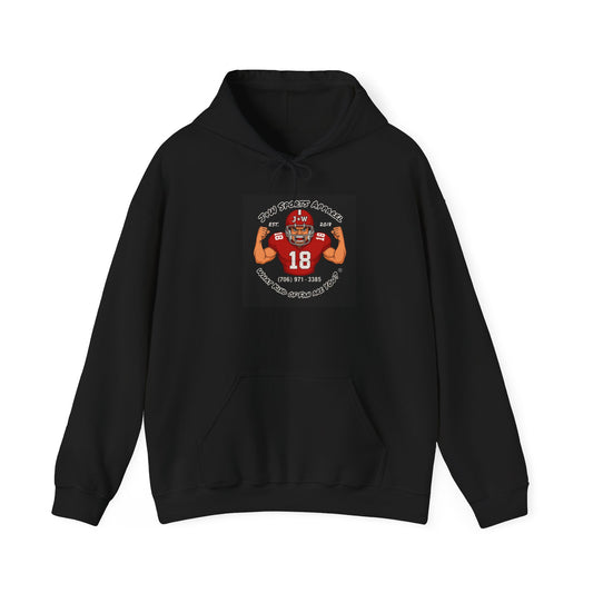 Sporty Motivational Hoodie, Unisex Heavy Blend Sweatshirt for Cheerleading. Perfect for Sports Events, Birthday Gifts, Training Gear