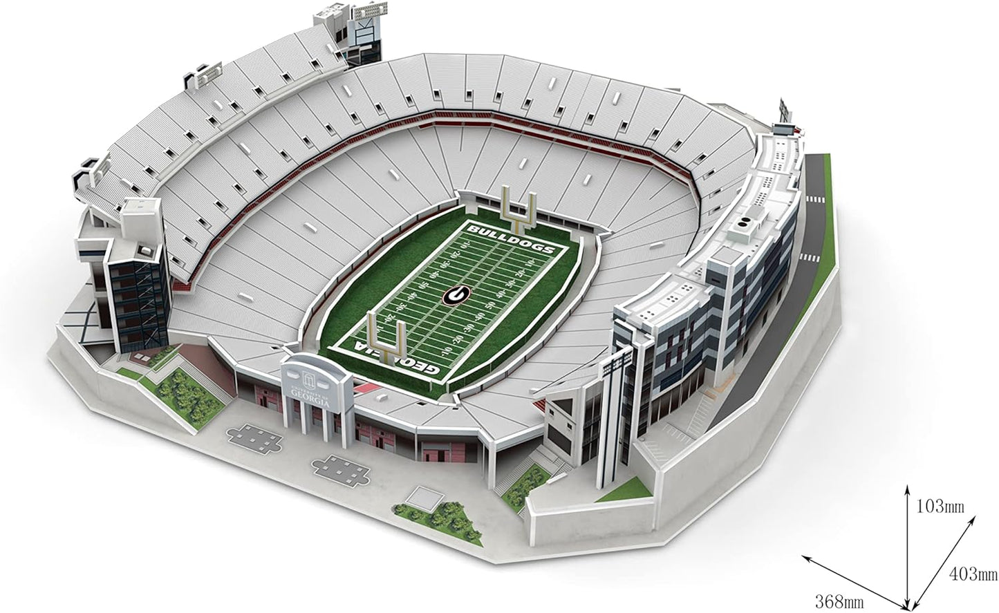 Georgia Bulldogs Football Sanford Stadium 3D Puzzle