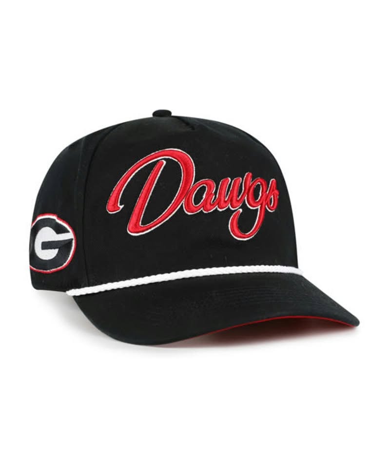 GEORGIA BULLDOGS BLACK OVERHEAD 47 HITCH HAT