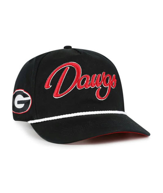 GEORGIA BULLDOGS BLACK OVERHEAD 47 HITCH HAT