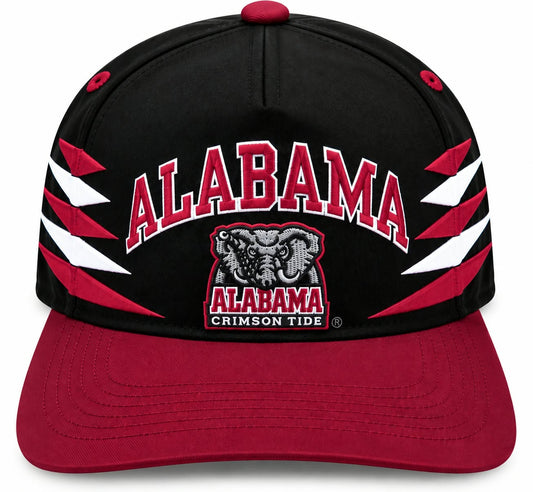 Alabama Crimson Tide -Black Diamond Cut Hitch Snapback Hat