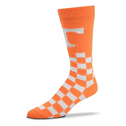 Tennessee Volunteers - Checkerboard Socks - One Size Fits Most