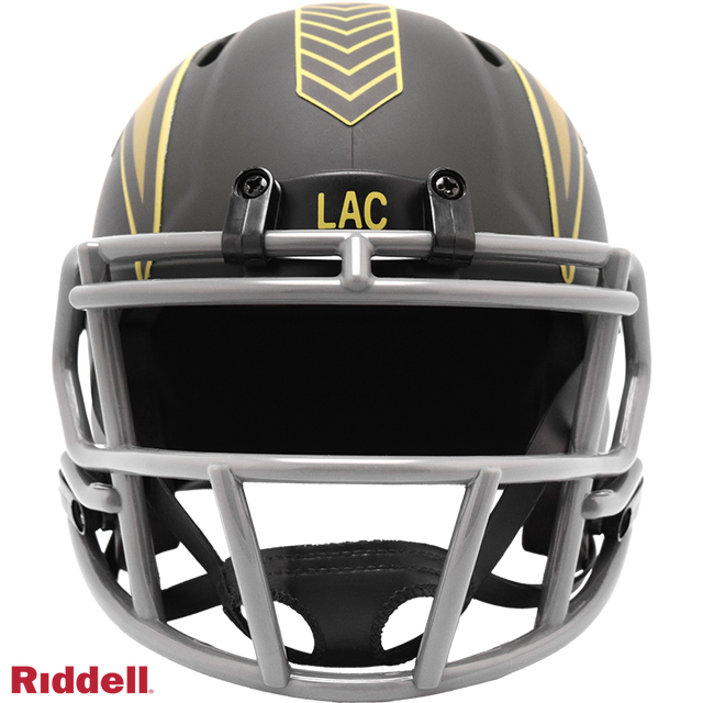 Los Angeles Chargers Helmet Riddell Replica Mini Speed Style Salute To Service 2025