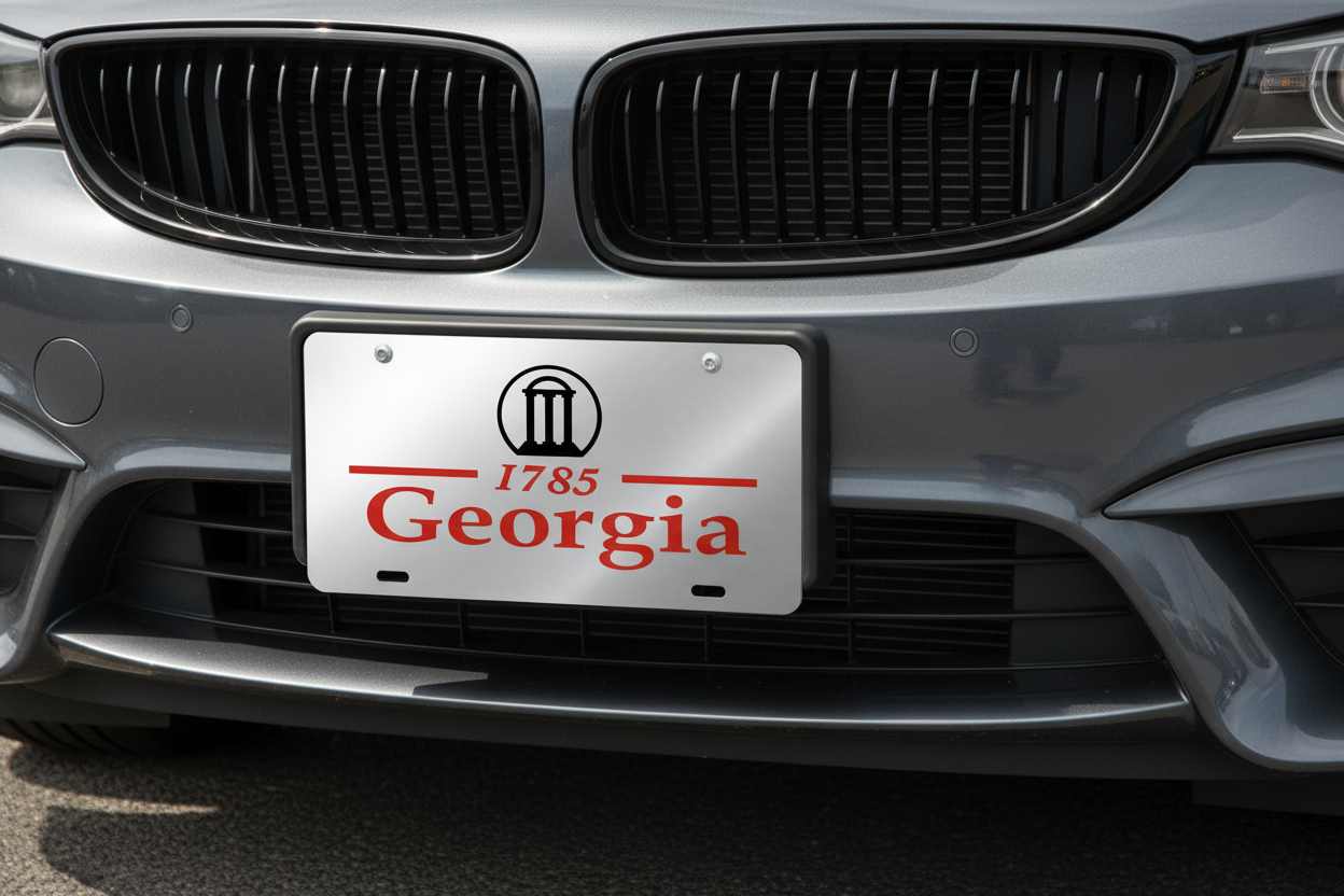 Georgia Bulldogs Arches 1785  License Plate
