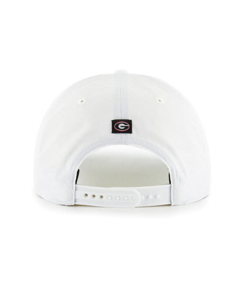 Georgia Bulldogs White Downburst Hitch Rope Adjustable Hat