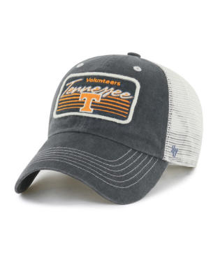TENNESSEE VOLUNTEERS CHARCOAL FIVE POINT 47 CLEAN UP