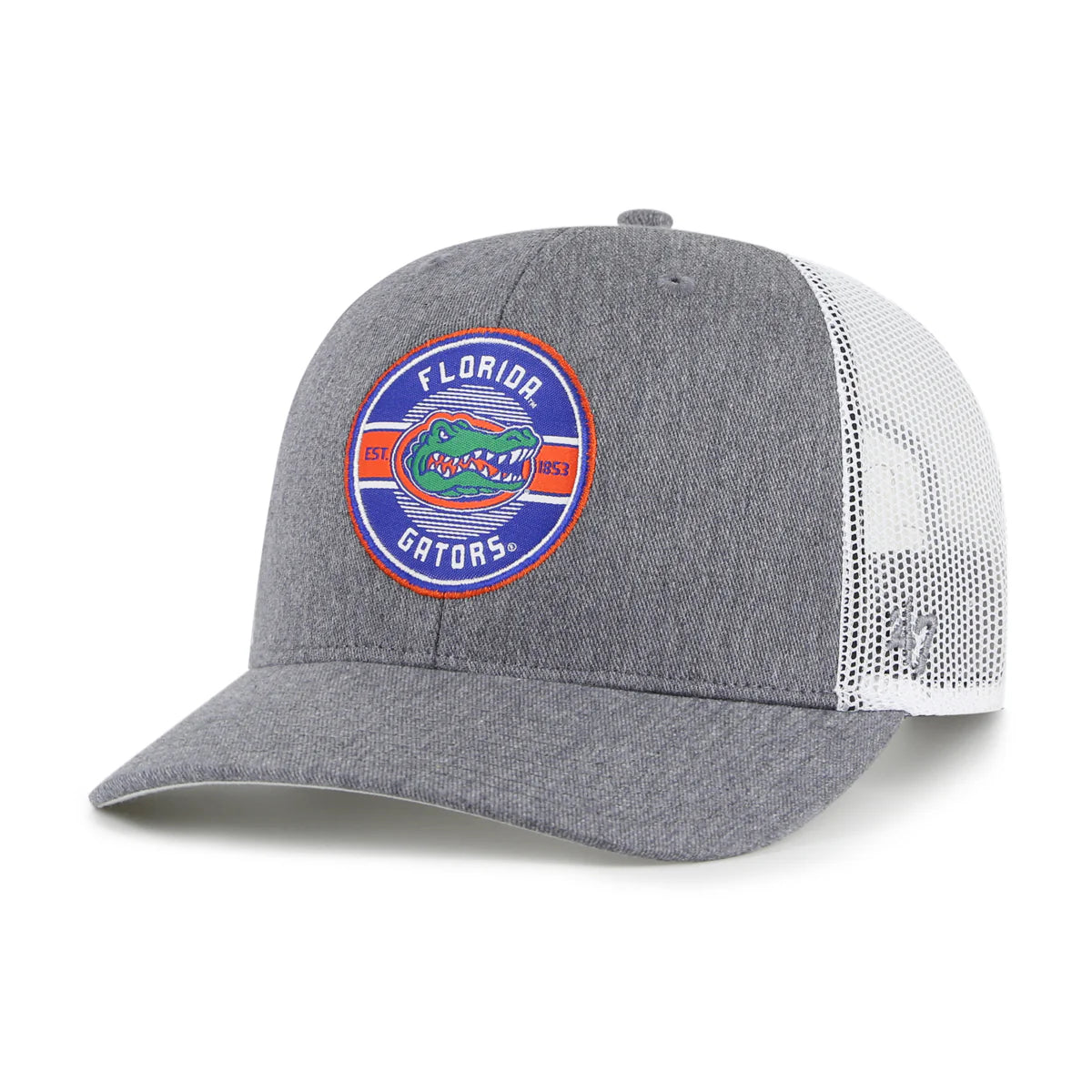 FLORIDA GATORS CHARCOAL HASH MARK 47 TRUCKER - J&W Sports Apparel