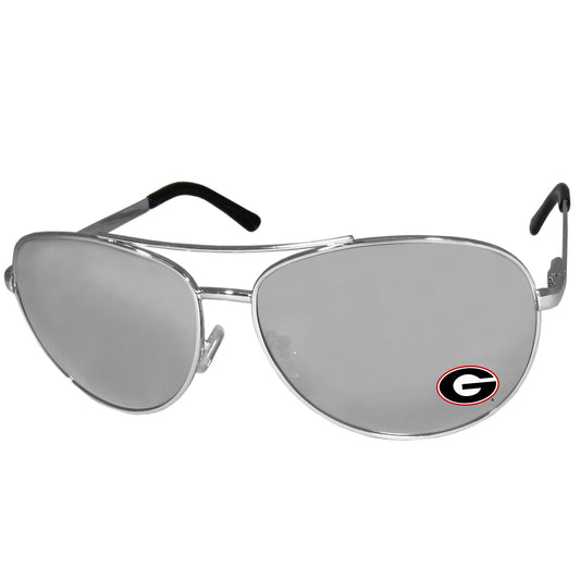 Georgia Bulldogs Aviator Sunglasses - J&W Sports Apparel