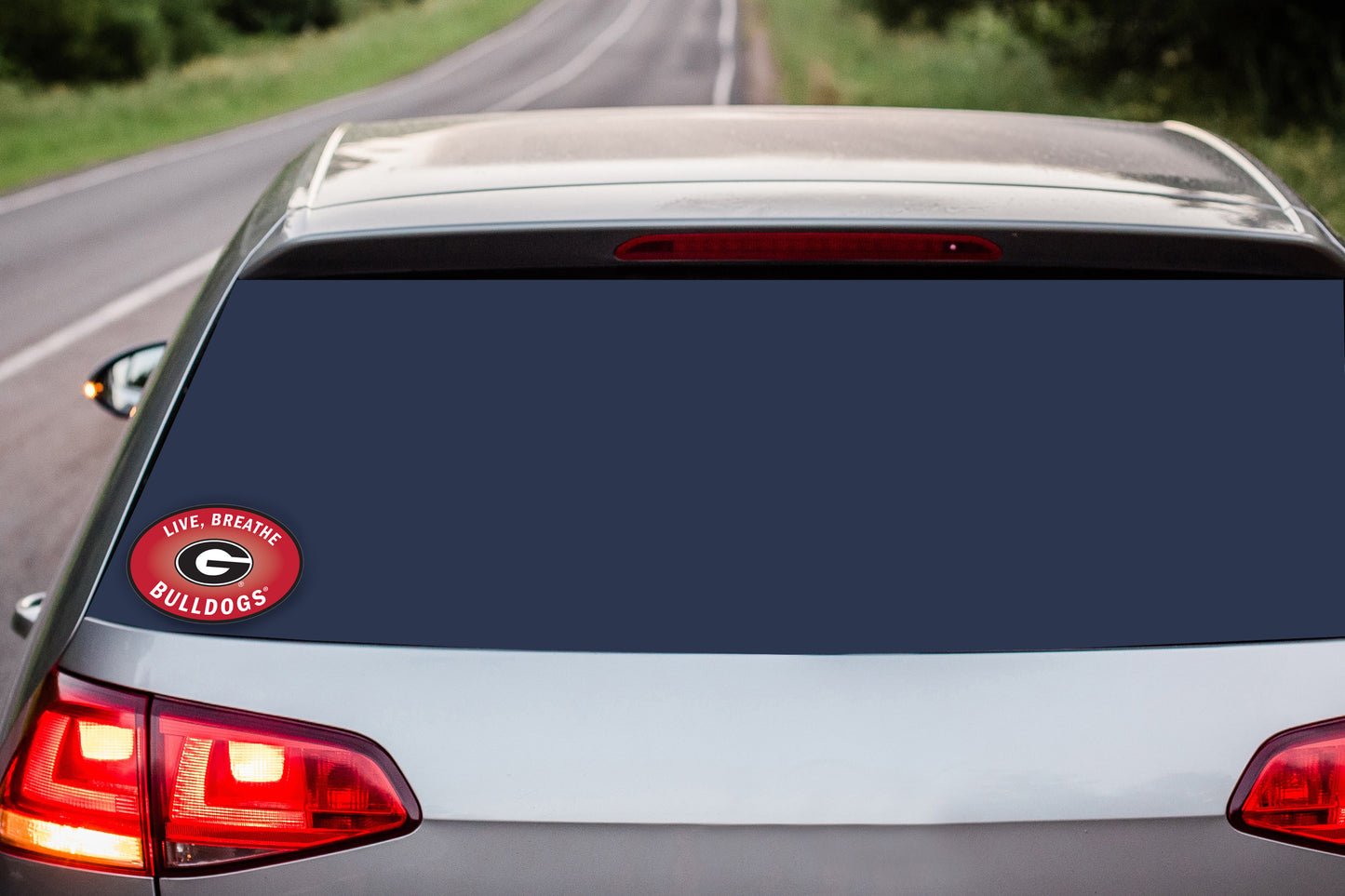 Georgia Bulldogs Live-Breath Auto Decal