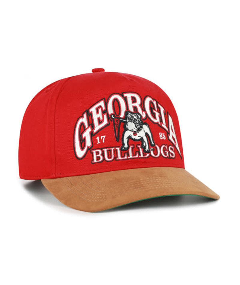 GEORGIA BULLDOGS VIN RED BREAK WOOD SUEDE 47 HITCH