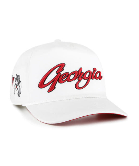 GEORGIA BULLDOGS VIN WHITE OVERHAND 47 HITCH