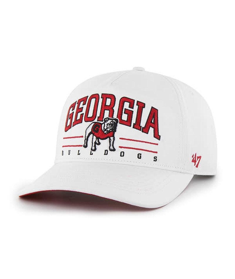 GEORGIA BULLDOGS VIN WHITE ROSCOE 47 HITCH HAT