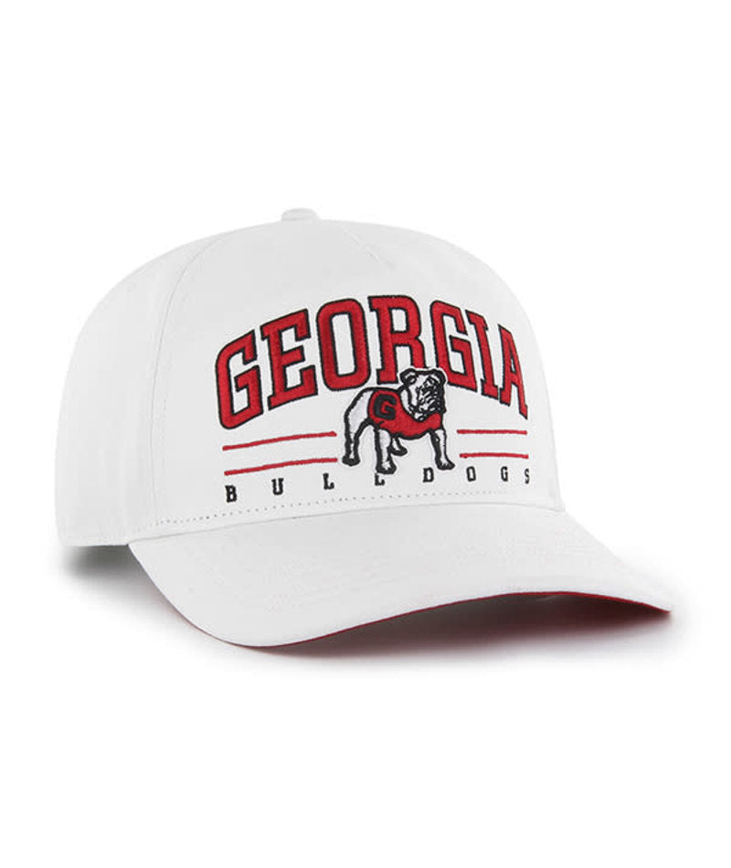 GEORGIA BULLDOGS VIN WHITE ROSCOE 47 HITCH HAT
