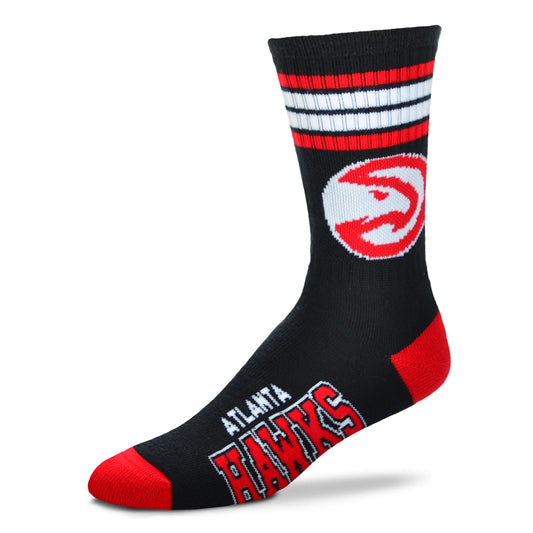 Atlanta Hawks 4 Stripe Deuce Socks