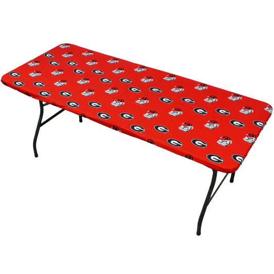 GEORGIA BULLDOGS 8' TABLE COVER - 95'' X 30 '' J&W Sports Apparel College Covers