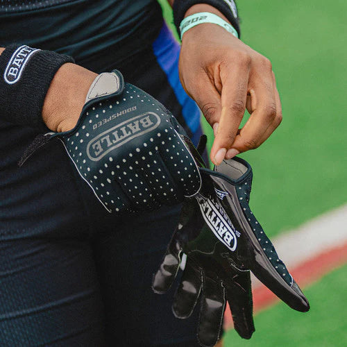 Battle Sports - Black Doom Speed Receiver Football Gloves