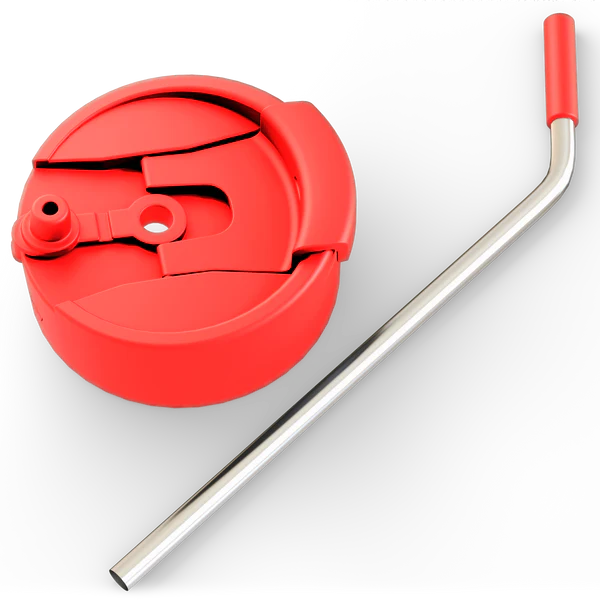 Universal Buddy Drinking Lid with Straw
