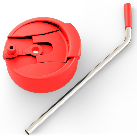 Universal Buddy Drinking Lid with Straw