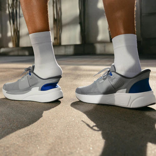 KIZIK SHOES - Men's Freedom Run Alloy/Blue