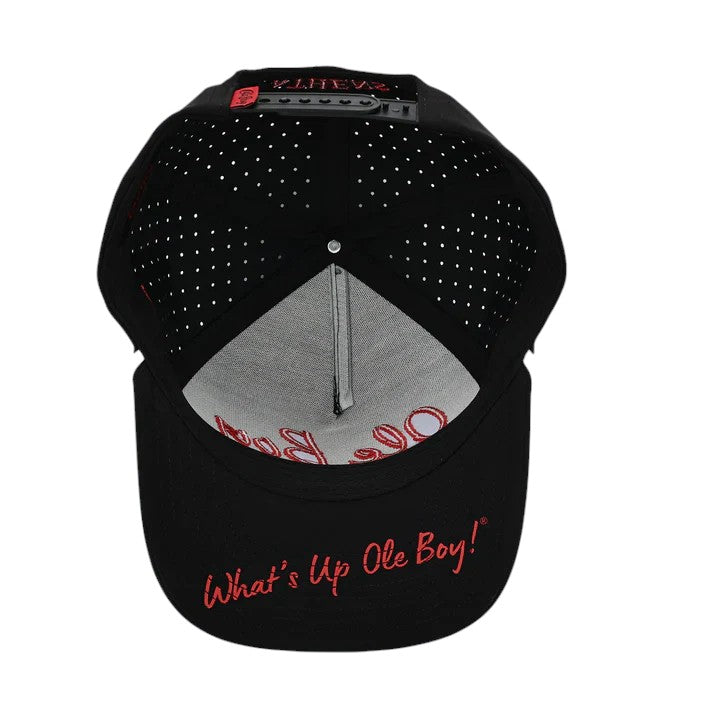 OLE BOY Georgia Game Day Performance Golf Hat - Black