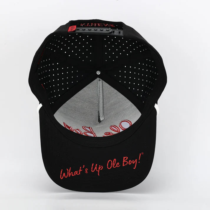 OLE BOY Georgia Game Day Performance Golf Hat - Black