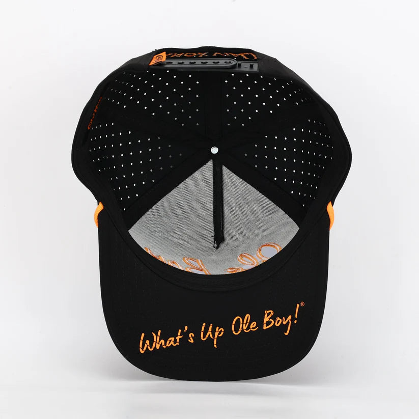 OLE BOY Tennessee Game Day Performance Golf Hat - Black