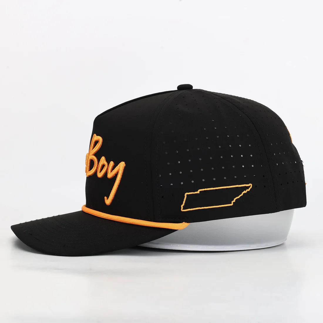 OLE BOY Tennessee Game Day Performance Golf Hat - Black